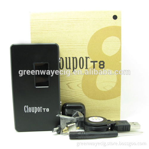 2015 Authentic mechanical mod ecig Cloupor T8 150w vs cloupor mini mod